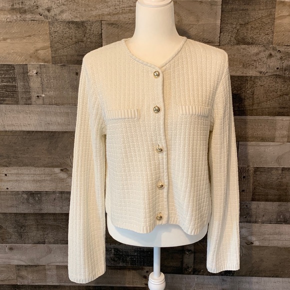 H&M Sweater Jacket with gold buttons - Picture 16 of 16